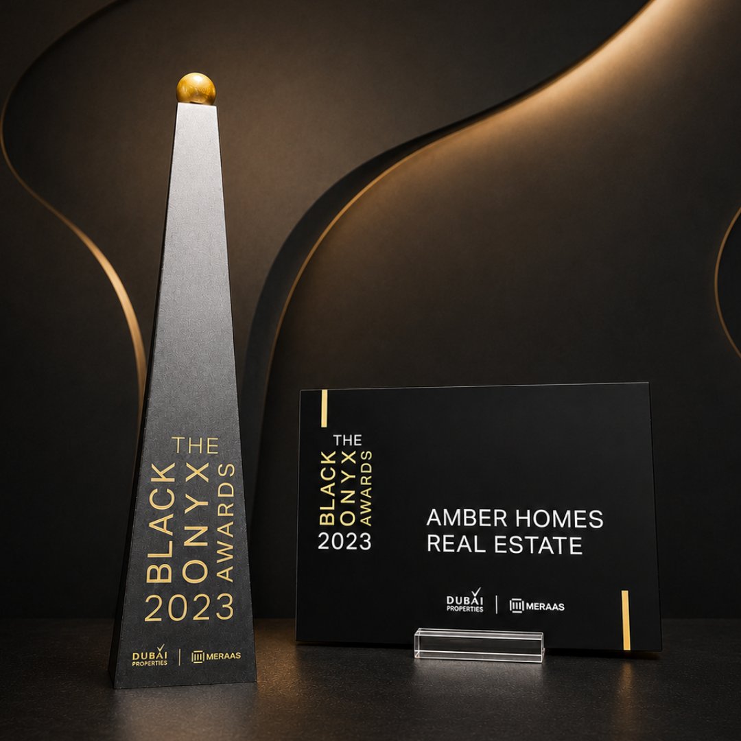 Saad Waqas — Top Platinum Sales Agency 2023 award, Amber Homes Real Estate, Meraas, Nakheel & Dubai Holding, The Black Onyx Awards Dubai